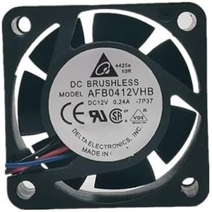 Voor delta AFB0412VHB DC 12V 0.24a 4015 4cm 40 * 40 * 15MM chassis 3-draads snelheidsmeetkoelventilator(2Wires)