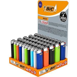 BIC Lighter Aansteker Maxi J26 Display(50stuks)