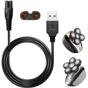 WAHFOX Hoofd Scheerapparaat Oplader Cord voor vrijheid grooming lader snoer en vele merken Usb Kabel Scheerapparaat Elektrisch Scheerapparaat Power Cord Vervanging