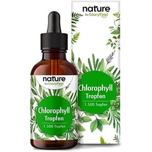 Chlorofyl - Vloeibare Druppels - 50 ml - 200 mg Vloeibaar Chlorofyl per Dagelijkse Dosis - Laboratorium Getest - Veganistisch