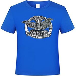 Noorse mythologie Thor's Hammer heren T-shirt, 3D-geprinte korte mouwen voor comfort, Vaderdagcadeau (verkrijgbaar in verschillende kleuren).
