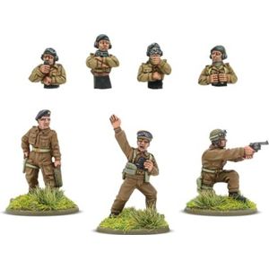 Warlord Games British Army Tank Crew - 28mm schaal miniaturen voor Bolt Action Zeer gedetailleerde Tweede Wereldoorlog Miniaturen voor Tafel-top Wargaming