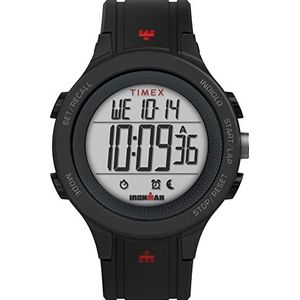 Timex Heren Ironman T200 42mm Quartz horloge, zwart, Zwart