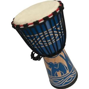 Standaard 8-inch Houten Body Van Schapenvacht Drumvel Afrikaanse Drumbeginner Volwassen Handtrommel Afrikaanse Trommel voor Beginners (Size : B)