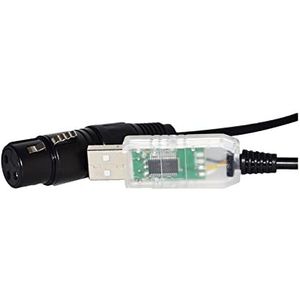 FTDI USB RS485 NAAR XLR 3P VROUWELIJKE STOPCONTACT DMX512 KABELARM QLC Q LICHTCONTROLLER+ FREESTYLER STAGE CONTROLLER KABEL (Size : 8M, Color : Color H)