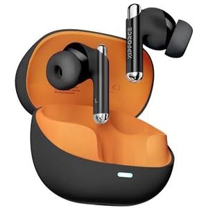 ZIPFORCE Écouteurs sans Fil Bluetooth 5.3 entièrement Intra-Auriculaires 4 micros ANC ENC Appel Clair, Écouteurs Bluetooth Contrôle Tactile 40 Heures de Lecture (Black)