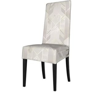 KemEng Roségouden marmeren achtergrond, stoelhoezen, stoelbeschermer, stretch eetkamerstoelhoes, stoelhoes voor stoelen