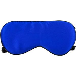 Oogmasker Slapen Slaaphulp Blinddoek, 4 kleuren Block Out Light Design Ultra Zacht met verstelbare riem for dames en heren (donkergrijs) (Kleur: Zwart, Maat: One Size) (Color : Dark Blue, Size : 1 c