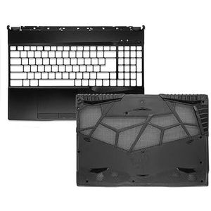 WANGHUIH Bovenste handsteun hoes shell & bottom case onderste cover chassis compatibel met MSI Alpha 15 MS-16U6 Laptop