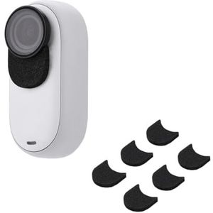 6 STKS Mic Wind Muffs voor Insta360 GO 3S, Ruisonderdrukking Winddicht Katoen Pads voor Insta360 GO3S/GO3 Accessoires