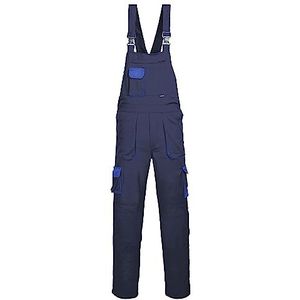 Portwest TX12 Heren Texo Contrast Bib en Brace Werkoverall Marineblauw Tall, M