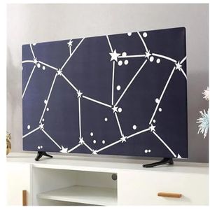 WLTYSM Tv-hoes, tv-hoes, bescherming, stofkap, huishouden, hangende tv, stofkap, polyester afdekdoek, 76-127 cm, universele tv-displaybeschermers voor woningdecoratie, (C,48 inch)