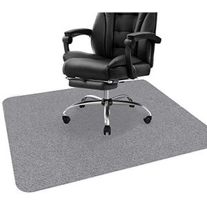 ping bu Stoelmat, Bureaustoel Mat voor hardhouten vloeren, vloerbeschermer, vloermat voor kantoorstoel, multifunctioneel stoeltapijt voor thuis (59x44cm, grijs)
