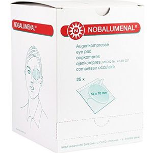 NOBALUMENAL - Oogkompres - Steriel - Wit - 54 x 70 mm - 25 stuks