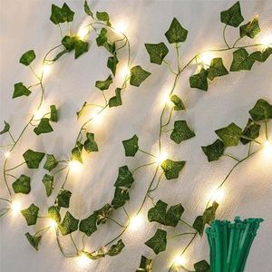 Klimop Slinger - 5m - Lampjes Slinger - Fairy Lights - Nep Klimop - Vines Plant Slinger - Lichtsnoer - Lichtslinger