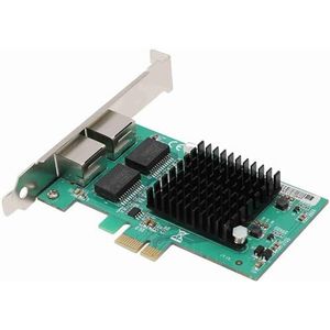 Netwerkkaart voor Pc, Pcie-netwerkkaart Computernetwerkkaart PCI-E 1X Gigabit Ethernet-server voor 82575-S