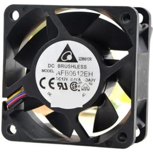 60mm ventilator voor Delta AFB0612EH 12V 0,48A 60x60x25mm 4-draads inverter server PWM koelventilator