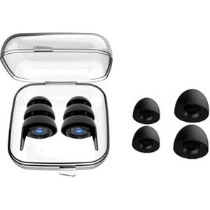 Siliconen geluiddichte oordopjes, geluidsisolatie, geluidsisolatie, ruisonderdrukking, oorbescherming, zwemmen, oordopjes (Bourgondië)