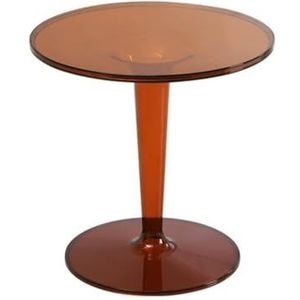 Woonkamer Tafel Eenvoudige Transparante Ins Kleine Salontafel Rond Acryl Kleine Bijzettafel Verplaatsbare Plastic Kleine Ronde Tafel Koffietafel(B)