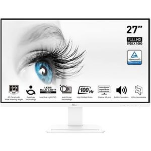 MSI Pro MP273AW computer monitor 68,6 cm (27") 1920 x 1080 Pixels Full HD LED Wit