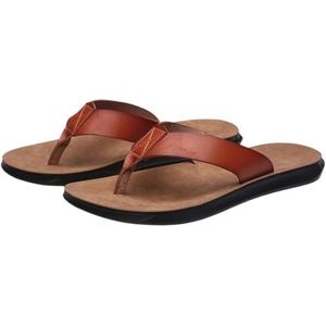 fengqingyunyan0304 Slide, slippers voor heren, casual strandschoenen met zachte zool voor buiten, voor heren, Geelbruin, 45 EU