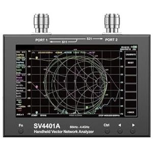 Antenne-analysator, SV4401A 7 Inch Touch LCD 50khz-4.4ghz Vector Netwerk Analyzer Hf VHF Uhf Antenne Nanovna Vna, voor netwerkkabeldiagnostiek