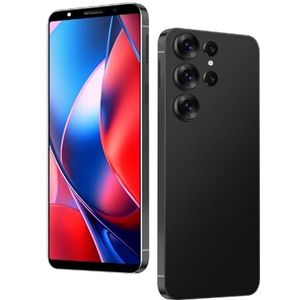 DEMANN GMBH Ontgrendel je telefoon, 6,0 inch scherm, 4 GB RAM + 64 GB ROM/TF 256 GB, 13 MP + 16 MP dubbele camera, ondersteuning voor 4G LTE FDD TDD, dual-sim, geschikt voor beginners. (zwart 700)