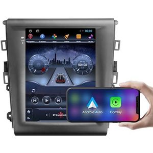 Android 15 Autoradio Navi voor F-ord Mondeo V (2015-2021) 9,7 ""Touchcreen DVD Multimedia Speler met Draadloze Carplay GPS Navigatie FM BT Ontvanger 5G-WiFi HIFI SWC DSP MIC,8g+128g