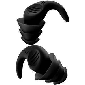 Ruisonderdrukking oordopjes siliconen geluidsblokkering voor slaap, snurken, zwemmen, zwart