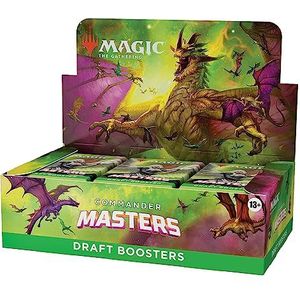 Magic The Gathering Commander Masters Draft Booster Box - 24 Packs