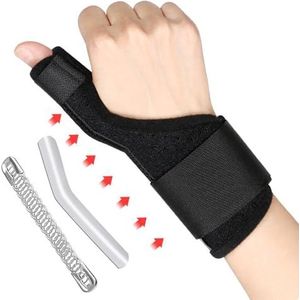 AOOTUERL Duimbrace voor rechts en links, duimorthese voor duimverstuiking, duimzadelgewricht, artritis, peesschedeontsteking, universele duimspalk voor ondersteuning