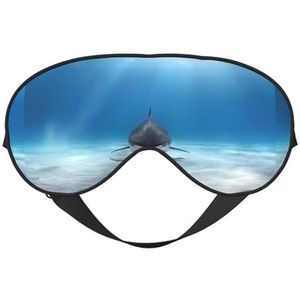 Tijgervis Uniseks elastische verstelbare gesp ontwerp verduisterende slaap oogmasker voor thuis reizen yoga kantoor dutje