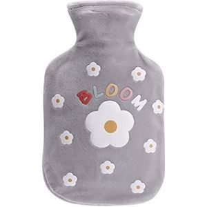 Warmwaterkruik pluche watervullende warmwaterzak cartoon zachte herbruikbare handwarmer warmwaterkruik gezellige hoes winter warme buik hand warmte warmwaterzak (F)