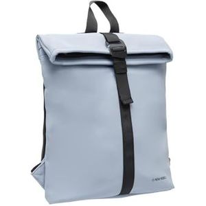 New Rebels Mart Roll-Top Backpack Soft Blue Large Rugzak, Soft Blue., 30x12x43cm