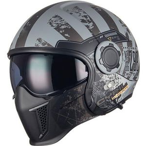 Volledige Gezichtsmotorhelm Met Vizier Modulaire Helm DOT/ECE Goedgekeurde Crashhelmen Straattouring Motorhelm Voor Mannen En Vrouwen B,M/53-54CM