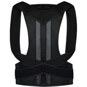 Rugcorrectie, Rug Taille Houding Corrector Verstelbare Bochel Correctie Riem Trainer Ondersteuning(Gray,XXXXL)