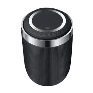 Auto-asbak Met Deksel, Duurzame Onderdelen, Uitneembare Binnenvoering. Draagbare Asbak(Black)