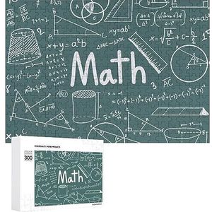 Math Formula Doodle Gereedschap Grappige Jigsaw Puzzel Houten Foto Puzzel Gepersonaliseerde Aangepaste Gift Voor Mannen Vrouwen 300/500/1000 Stuk