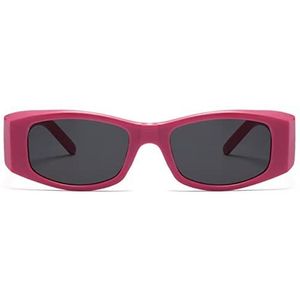 GALSOR Amerikaanse stijl oogverblindende snoep gekleurde zonnebril punk hiphop wandelbril (kleur: roze, maat: vrije maat)