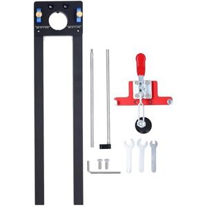 Lade punch locator aluminium legering verstelbare kast boorpositioner jig tool voor houtbewerkingsprojecten kastlaad installatie