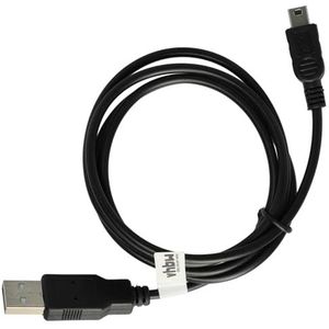 1m zwarte USB DATA KABEL A-Mini-B 5 spelden geschikt voor CANON Powershot vervangen IFC-300PCU, IFC-400PCU
