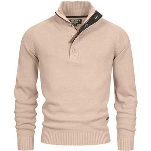 INDICODE JEANS Trui ' INIsalu '  beige