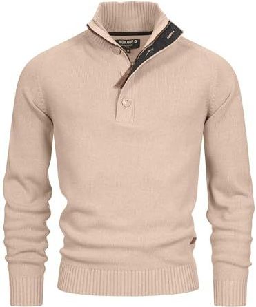 INDICODE JEANS Trui ' INIsalu '  beige