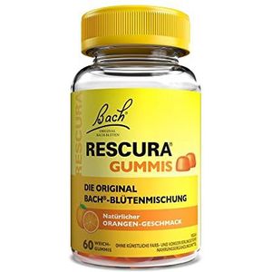 Bachbloesem Original Bach RESCURA rubber, 60 stuks | Bachbloesemmix voor de innerlijke balans | Origineel volgens Dr. Edward Bach