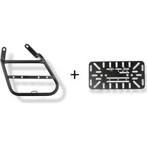 bagagedrager Motorfiets Zadeltas Kofferbaktas Steunbeugel Linker Kofferbaktashouder Voor CL 250 Voor CL 300 Voor CL500 Voor SCL500 23-25 Motorfiets bagagedrager(Bracket+panel)