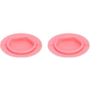 2 Stks Siliconen Wax Warmer Voering Kom 400 Ml | Professionele Veilige Wax Warmer Vervangende Pot | Roze Siliconenwas Smeltkom voor thuis- en Salongebruik (PINK)