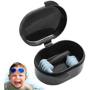 Oordopjes voor zwemmen, siliconen oordopjes | waterdichte herbruikbare zwemoordopjes | oordopjes 4-laags waterdicht ontwerp | comfortabele oordopjes voor volwassenen om onder de douche te gaan