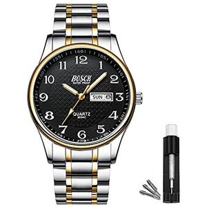 CIVO Militaire herenhorloges zwart: nylon band horloges voor mannen