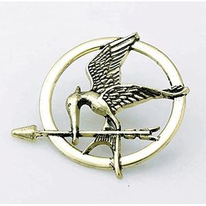 The Hunger Games Retro Goud En Antiek Brons Mockingbird Pin Mode Legering Broche Voor Mannen En Vrouwen