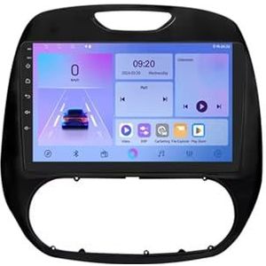 Android 14 Autoradio 9 inch touchscreen voor Renault Kaptur Captur 2016-2019 Autoradio Navigatie met Carplay met GPS navigatie Bluetooth FM USB Steering Wheel Control(X9 8G+256G)